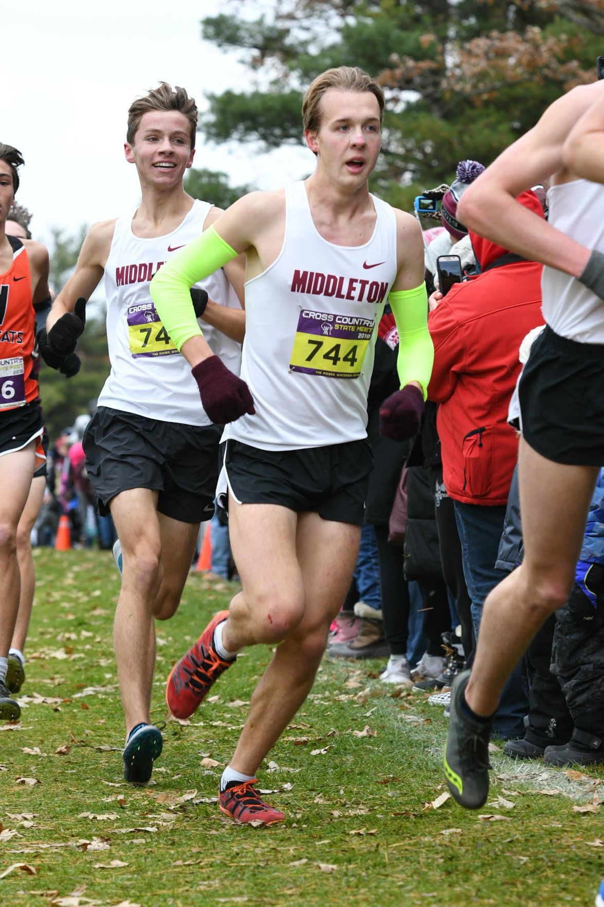 WIAA state cross country photo: Zach Leffel, Middleton